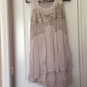 Boho style top or could be worn as a dress